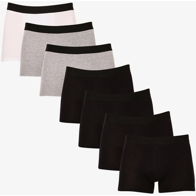 Nedeto Комплект от седем мъжки боксерки в черно, сиво и бяло Nedeto Nedeto | Cheren | МЪЖЕ | M