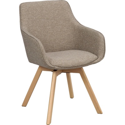 Rowico Alison Tmavě béžové s přírodní podnoží – Zboží Mobilmania