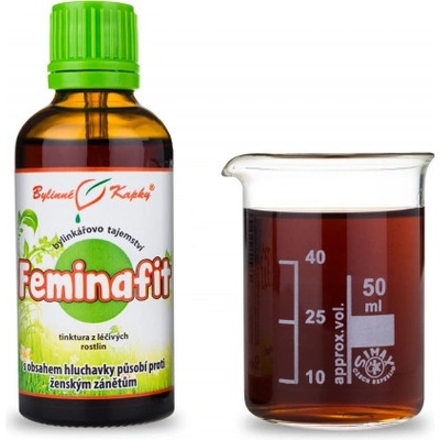 Bylinné kapky Bylinkářovo tajemství Feminafit pro ženy tinktura 50 ml – Hledejceny.cz