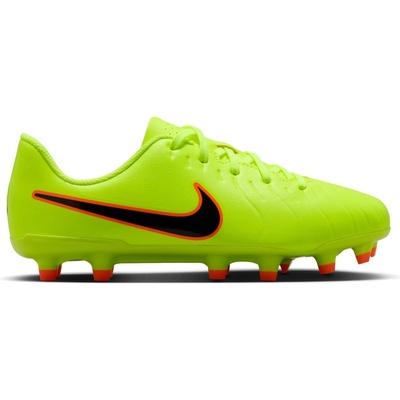 Nike Юношески футболни бутонки Nike Tiempo Legend 10 Club Juniors Firm Ground Football Boots - Volt/Crimson