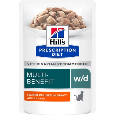 Hill's Prescription Diet W/D Udržanie hmotnosti 12 x 85 g