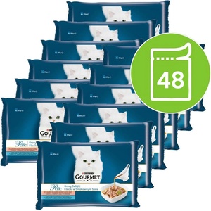 Gourmet Капсули GOURMET PERLE Gravy Delight - риба 48 x 85 г
