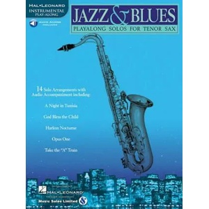 Jazz & Blues: Play-Along Solos for Tenor Sax [With CD (Audio)] | Hal Leonard Corp (ISBN: 9780634004452)