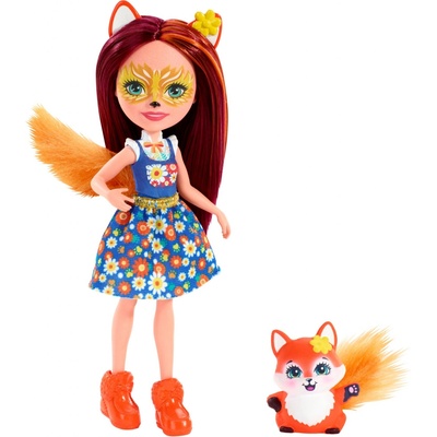 Mattel Enchantimals se zvířátkem Patter Peacock a Flap