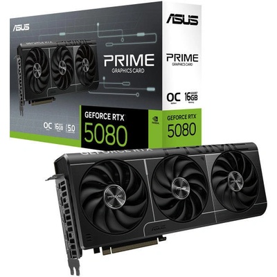 ASUS GeForce RTX 5080 PRIME OC 16GB GDDR7 256bit (PRIME-RTX5080-O16G/90YV0LX0-M0NA00)