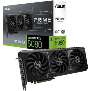 ASUS GeForce RTX 5080 PRIME OC 16GB GDDR7 256bit (PRIME-RTX5080-O16G/90YV0LX0-M0NA00) Видео карти