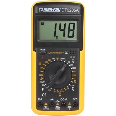 MAR-POL Digitálny multimeter DT-9205A 00117
