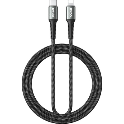 Bwoo USB-C Lightning 2m černý