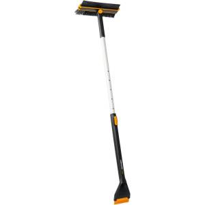 Fiskars Телескопична въртяща се четка и стъргалка Fiskars X-series 96-121 см (FS 1078492)