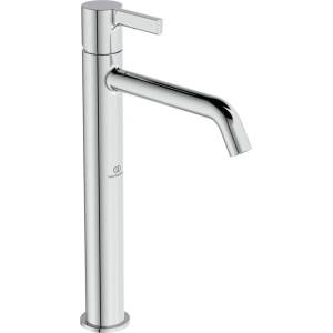 Ideal Standard Висок смесител за умивалник Ideal Standard Atelier Joy в гланцов хром с червено-син индикатор (BC854AA)
