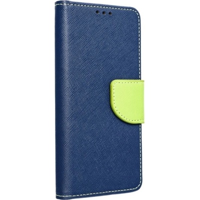 Púzdro Fancy Book Samsung Galaxy A72 / A72 5G modro-limetkové