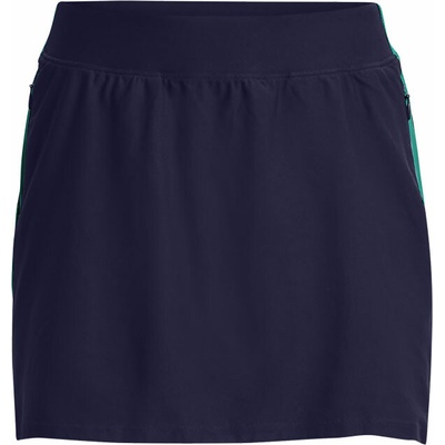 Under Armour LINKS KNIT SKORT tmavo modrá tyrkysová