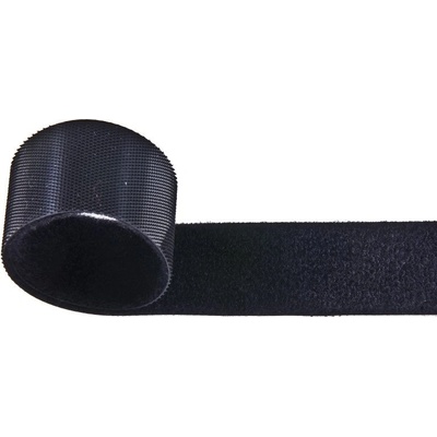 Prima-obchod Suchý zip šíře 20 mm nízkoprofilový oboustranný, barva Černá