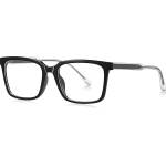 Techsuit Очила за компютър Techsuit Anti-Blue Light Glasses Reflex PC (LS091) - мъжки, плосък връх - Черни