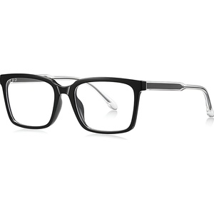 Techsuit Очила за компютър Techsuit Anti-Blue Light Glasses Reflex PC (LS091) - мъжки, плосък връх - Черни