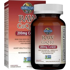 Garden of Life RAW CoQ10 200 mg [60 капсули]