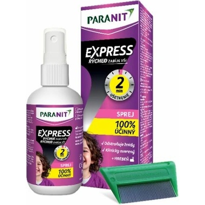PARANIT EXPRESS SPREJ + hrebeň
