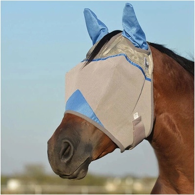 CASHEL Crusader Maska Fly Mask with Ears Blue – Zboží Mobilmania