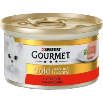 Gourmet Gold Cat jemná hovězí 85 g