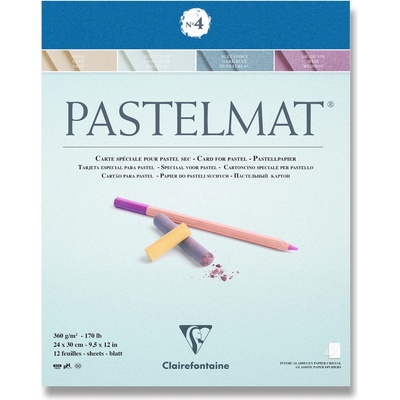 Clairefontaine Blok Pastelmat No.4 24 x 30 cm 12 listů 360 g