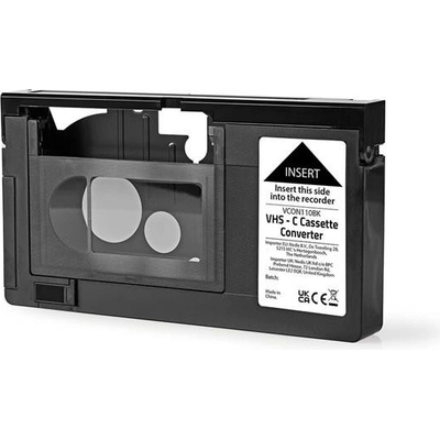 Nedis VCON110BK adaptér pro kazety VHS-C na VHS – Zboží Živě