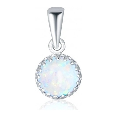 Luxur Přívěsek Marisol bílé zlato a světlý opál 585 52 2 0530.1B00.0.00.061.23