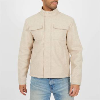 Brave Soul BS Harrington Jkt Sn62 - Cream