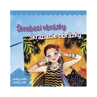 Škrabacie obrázky modrý zošit