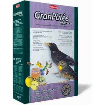 Padovan GranPâtée Insects Пълноценна храна за насекомоядни птици с тънка човка и други птици 1 кг