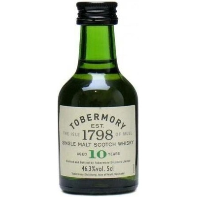 Tobermory Single Malt Scotch Whisky 10y 46,3% 0,05 l (holá láhev)