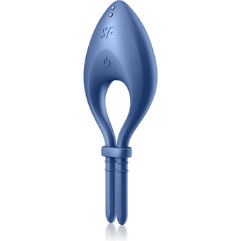 Satisfyer BULLSEYE пръстен за пенис вибриращ Blue 14 см