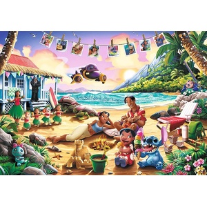 Trefl - Puzzle Premium Plus: Lilo and Stitch Beach Party - 1 000 piese