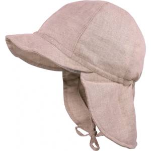maximo Шапка с козирка maximo Baby Boy's Peak Cap with Neck Protector + Tie Cap - Beigemeliert - размер 41 cm (904-6329-0114)