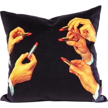 Seletti Vankúš Toiletpaper Lipticks 50x50