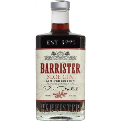 Barrister Sloe Gin 26% 0,7 l (holá láhev)