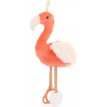 Image 1 of Amek Toys ПЛЮШЕНА БЕБЕШКА ИГРАЧКА ФЛАМИНГО 32 СМ КОРАЛ/РОЗОВ