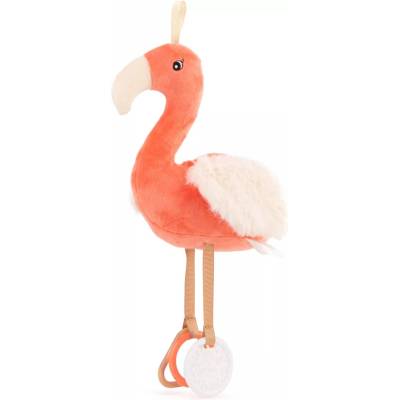 Amek Toys ПЛЮШЕНА БЕБЕШКА ИГРАЧКА ФЛАМИНГО 32 СМ КОРАЛ/РОЗОВ