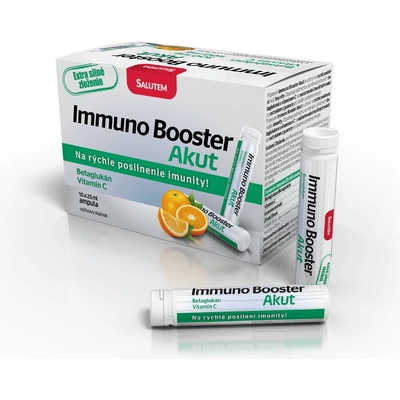 Immuno Booster Akut SALUTEM roztok v ampulkách s Betaglukánom 10 x 25 ml