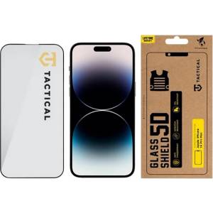 Tactical iPhone 14 Pro Max TACTICAL GLASS SHIELD 5D екранен протектор стъкло 5D, 9H, ЧЕРНО 57983110052 (57983110052)