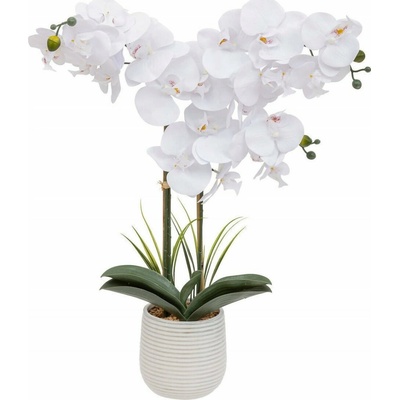 Atmosphera Umělá orchidej v květináči RIVA, 60 cm