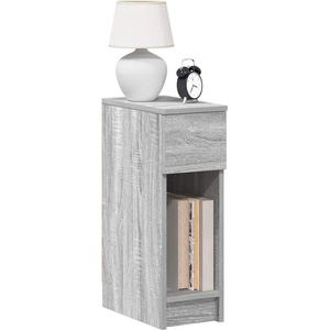 vidaXL Нощни шкафчета с чекмеджета, 2 бр, сив сонома, 20x36x60 см (858706)