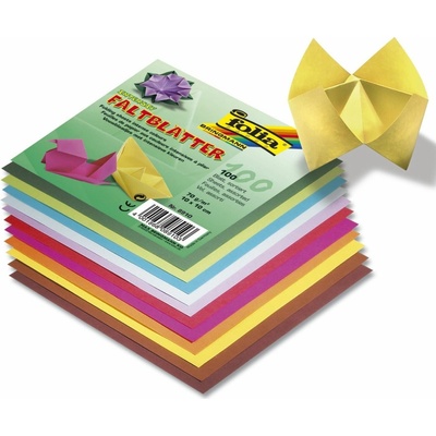 Folia Origami papier Mix 100 ks 20 x 20 cm