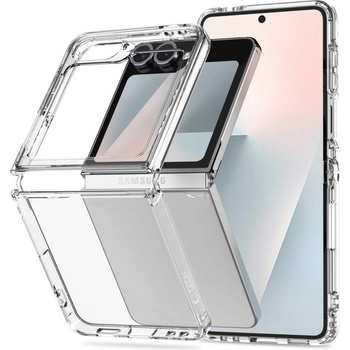 Tech-Protect Хибриден кейс за Samsung Galaxy Z Flip 6 / 7 FE от Tech-Protect Flexair Hybrid - Clear (5906302330614)