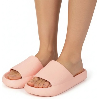 Дамски джапанки в цвят пудра