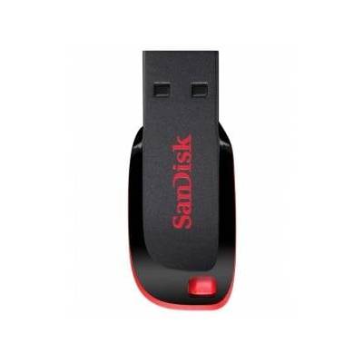 Cruzer Blade 32GB Cruzer Blade, 32 GB, USB Type-A, 2.0, Capless, 2.5 g, Black, Red