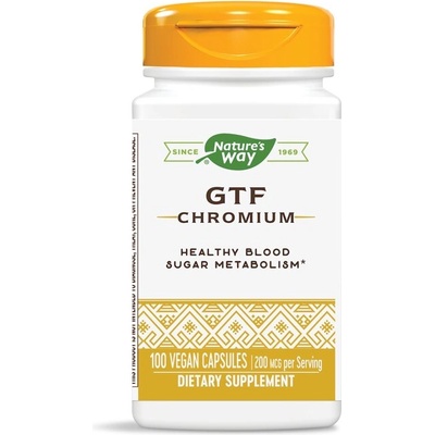 Nature's Way GTF хром 200 mcg 100 капсули | Nature’s Way (41021)