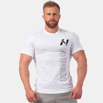 Nebbia Vertical Logo tričko 293 biele