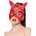 Fever Mock Leather Devil Mask Red