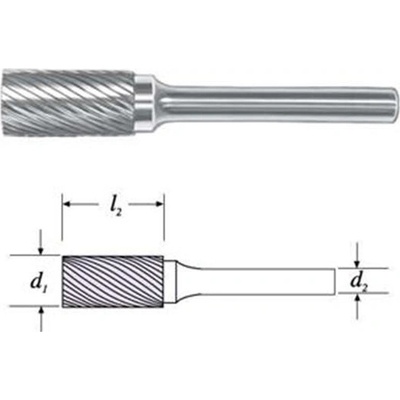 SGS 29002 (SA-3MNF) - Fréza technická SA-3MNF válcová pr. 9,6x19mm, stopka 6 mm