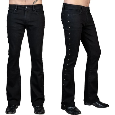 Wornstar Мъжки панталони (дънки) wornstar - Ръкавица Череп - Черен - wsgp-gltsk